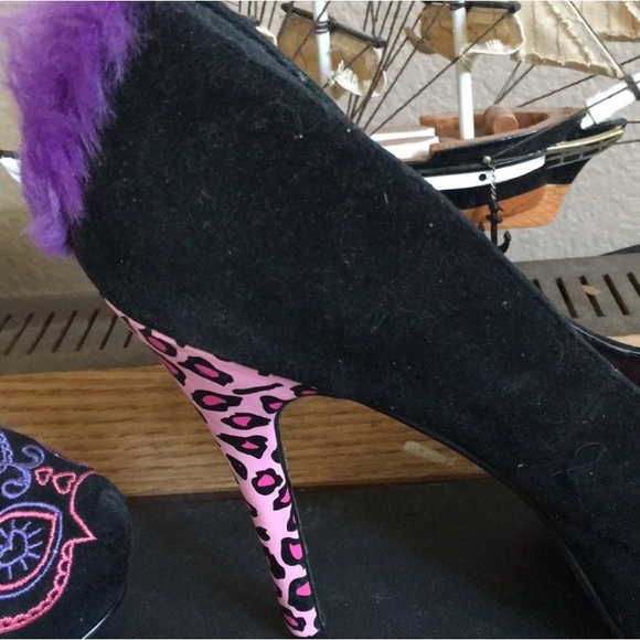 * Copy * Too Fast Leopard Kitty Heel size 8 - Picture 3 of 9